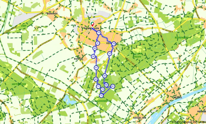 Route in Limburg