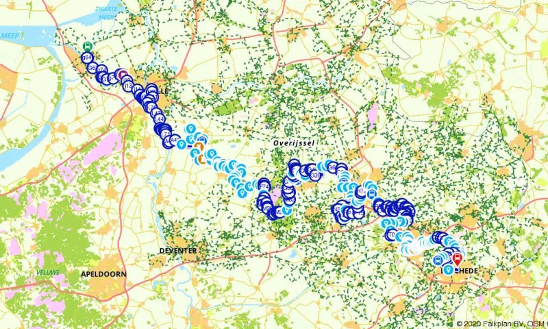 Route in Overijssel