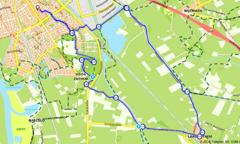 Route in Overijssel