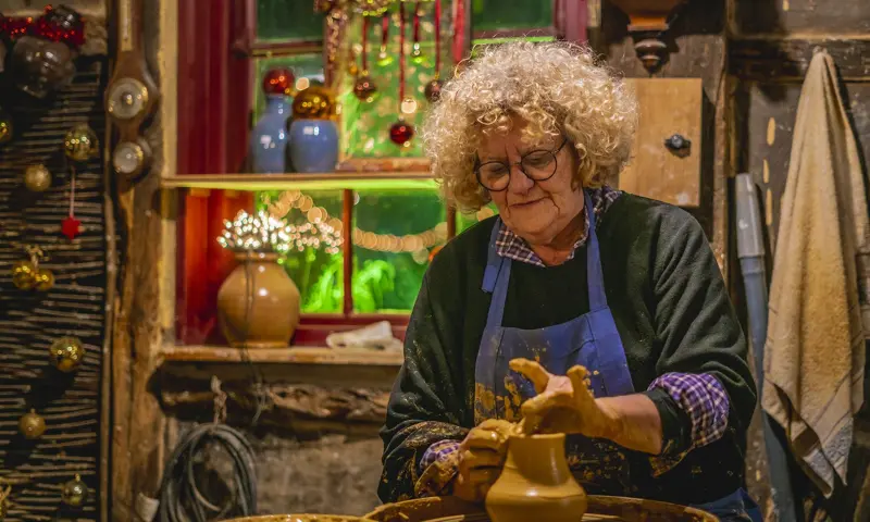 demonstraties van oude ambachten