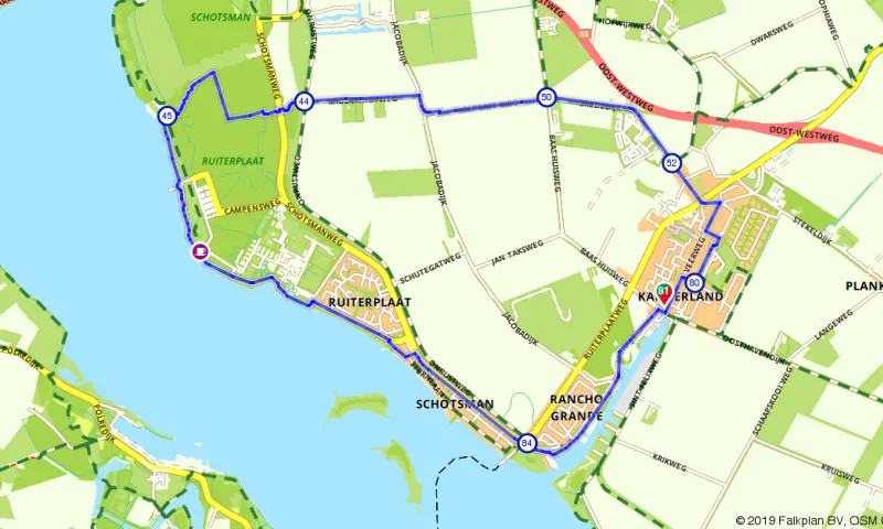 Route in Zeeland