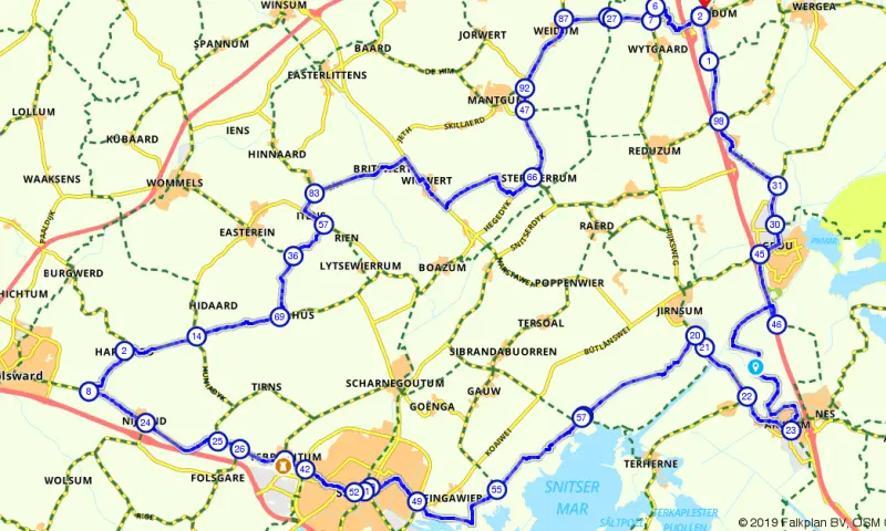Route Sneek
