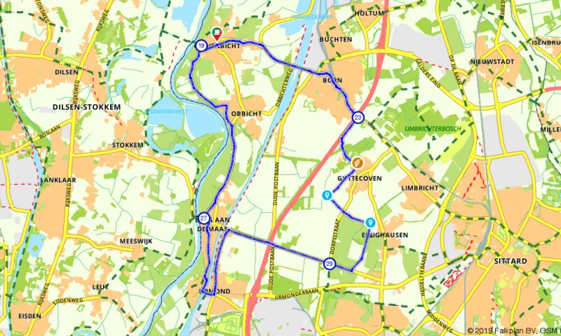 Fietsroute Limburgse kerkdorpjes