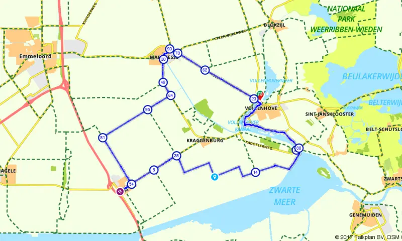 Route in Overijssel