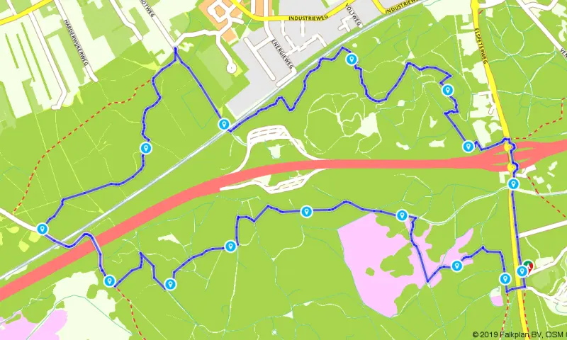 Route in Gelderland