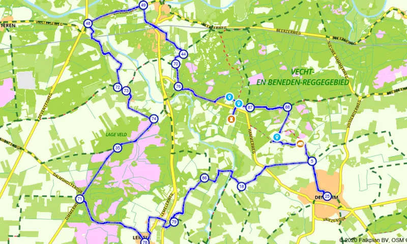 Route in Overijssel