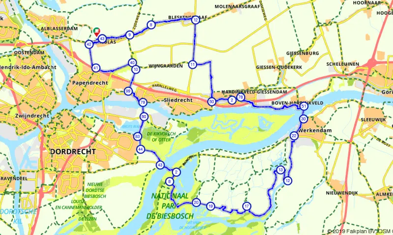 Route Zuid-Holland