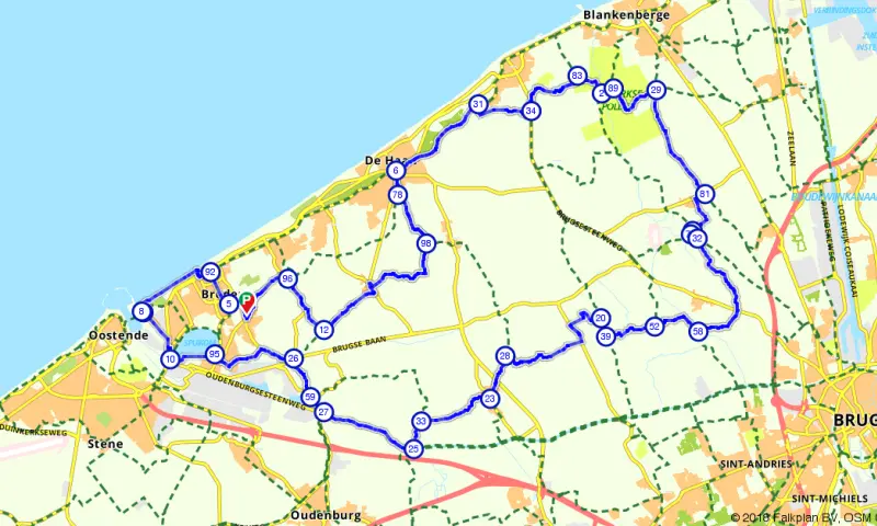 Route in het buitenland
