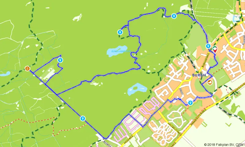 Route in Zeeland