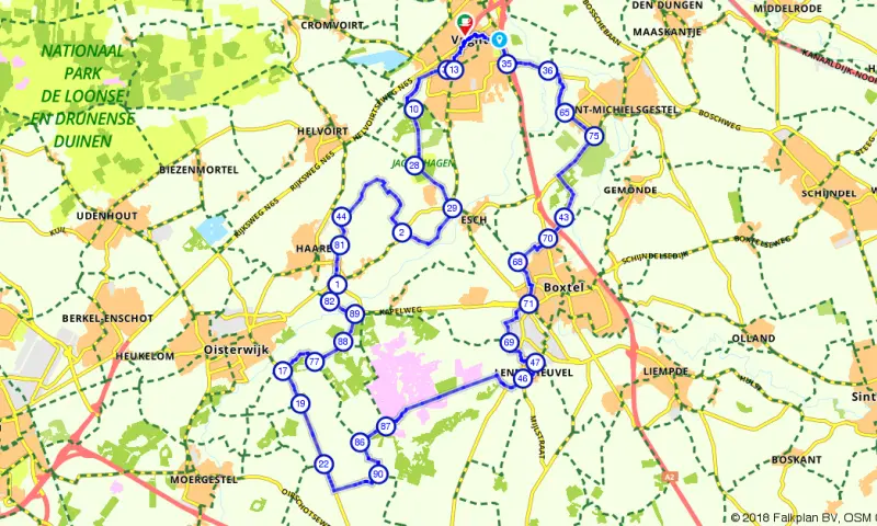 Route Noord-Brabant