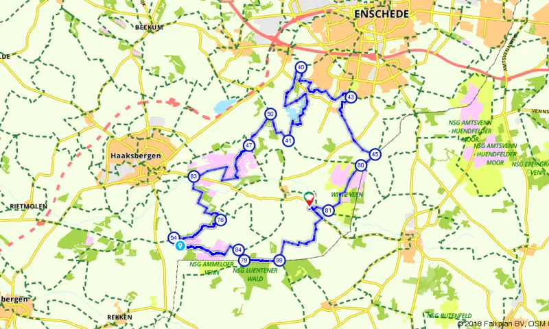 Route in Overijssel