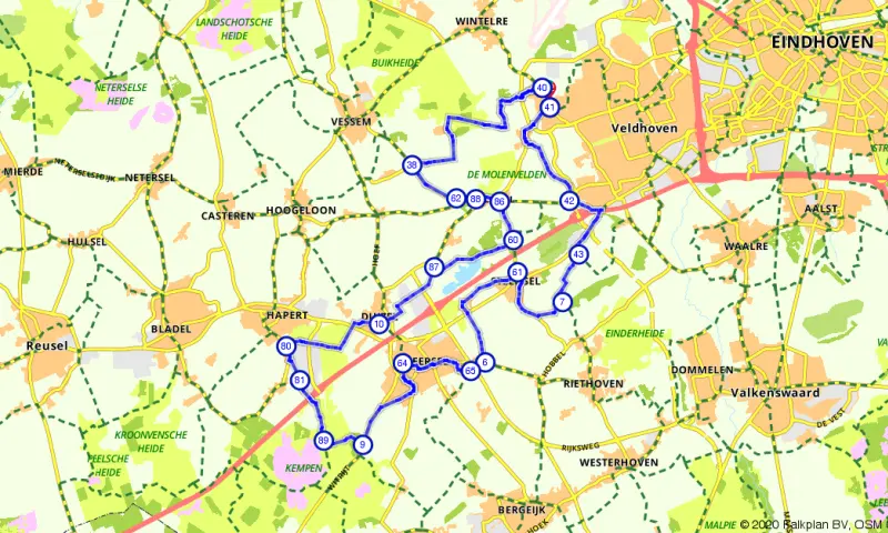 Route Noord-Brabant