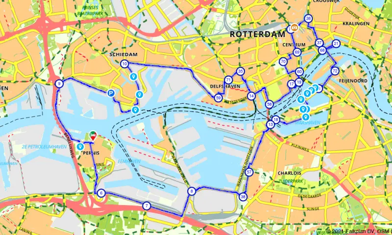 Route Zuid-Holland