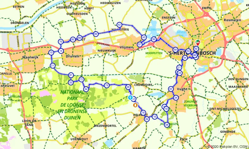 Route Noord-Brabant