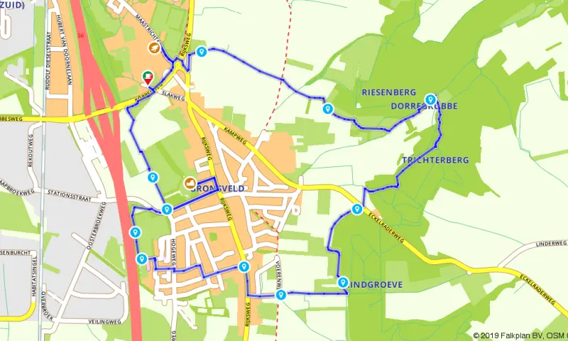 Route in Limburg