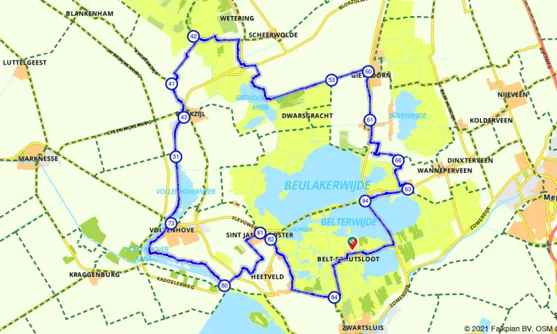 Route in Overijssel