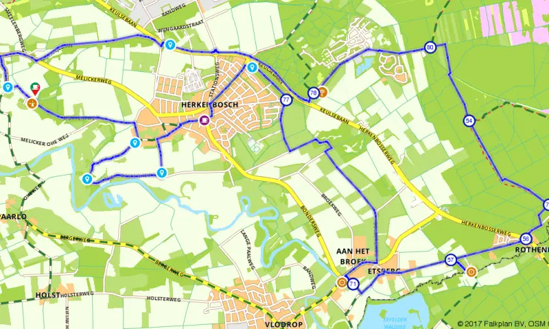 Route in Limburg