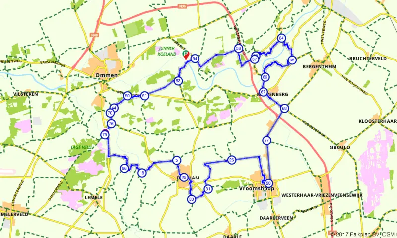 Route in Overijssel