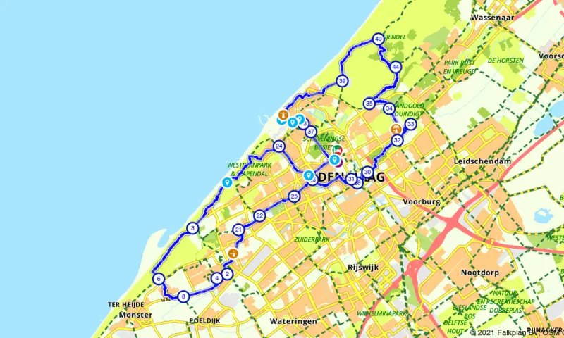 Route Zuid-Holland