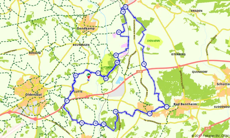Route in Overijssel