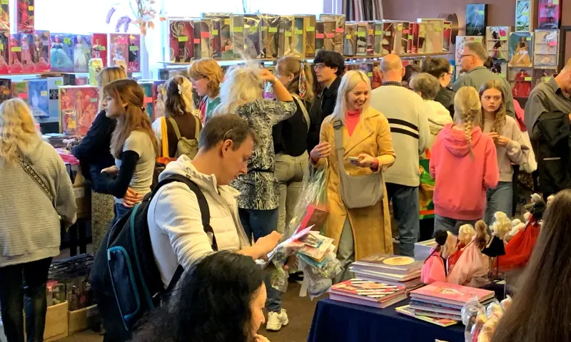 impressie van de beurs in 2025