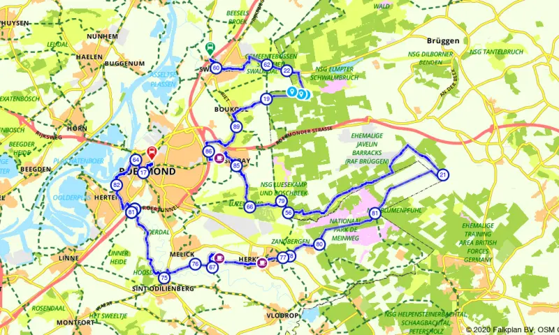 Route in Limburg