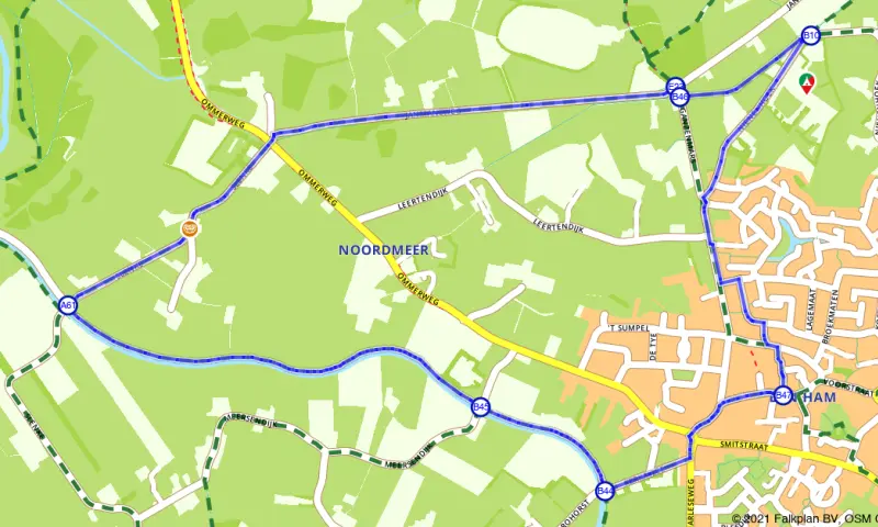 Route in Overijssel