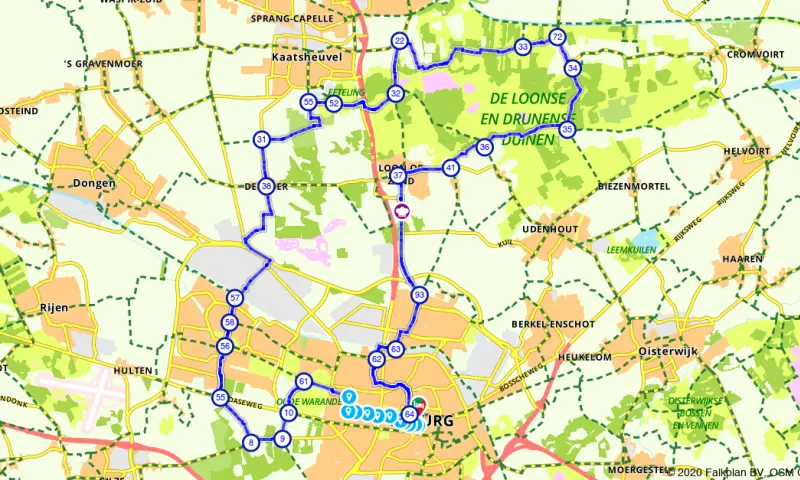 Route Noord-Brabant