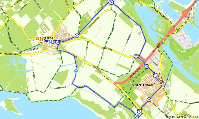 Route Zuid-Holland