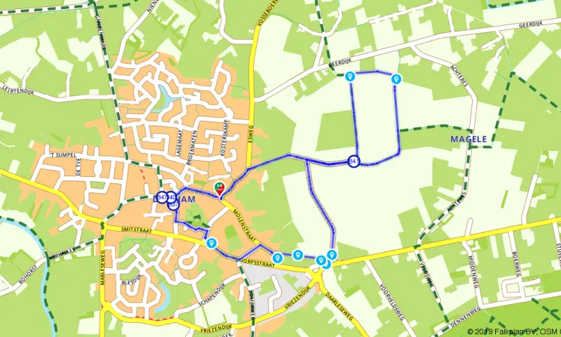 Route in Overijssel