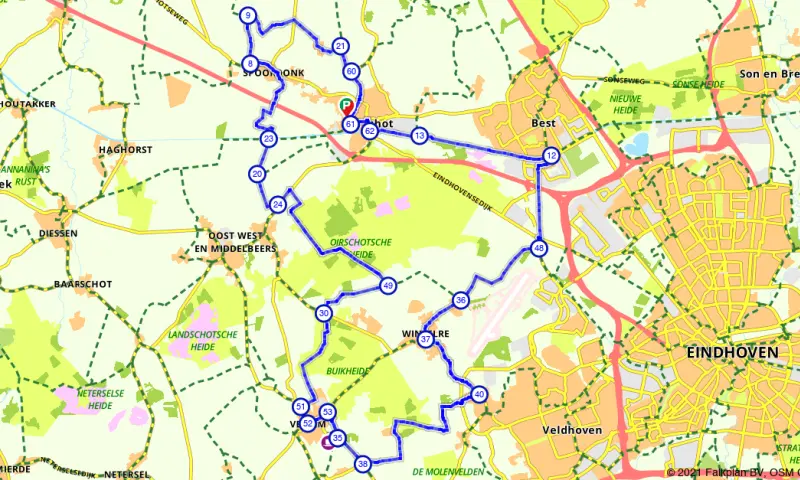Route Noord-Brabant