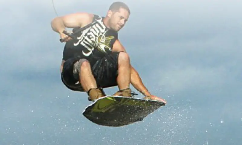 Springen met wakeboard