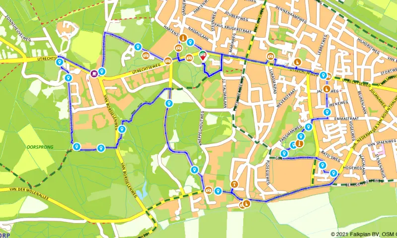 Route in Gelderland