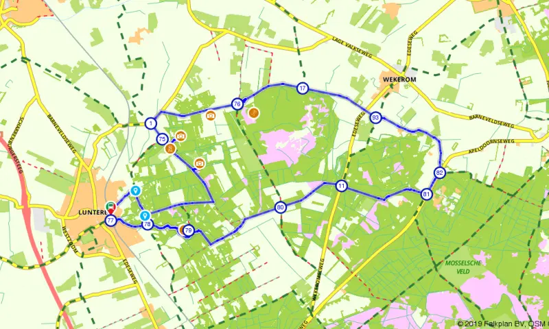 Route in Gelderland