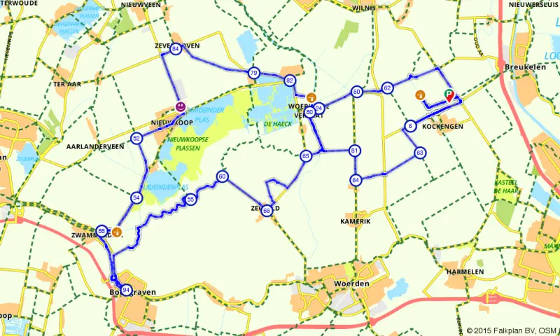 Route in Utrecht
