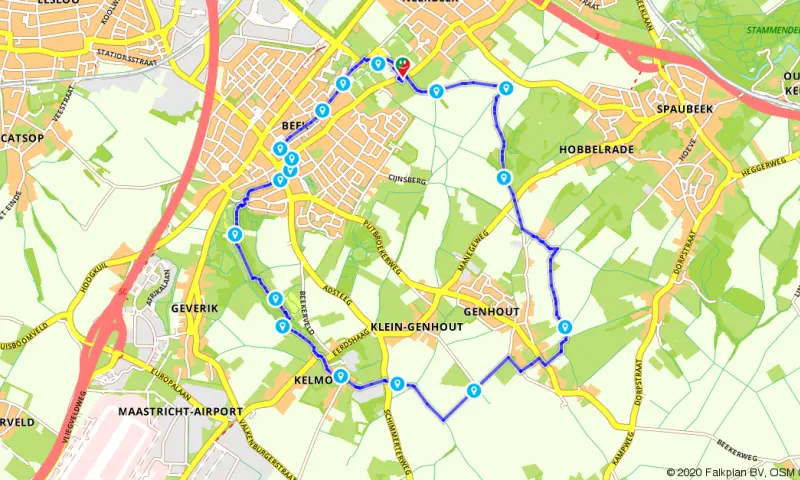 Route in Limburg