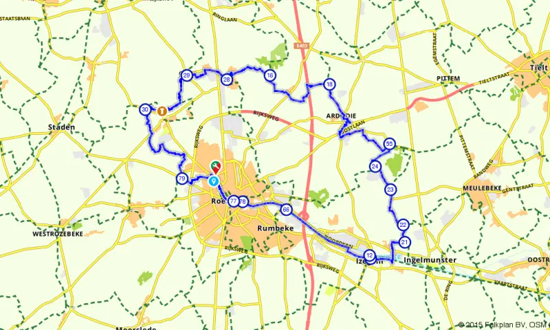 Route in het buitenland