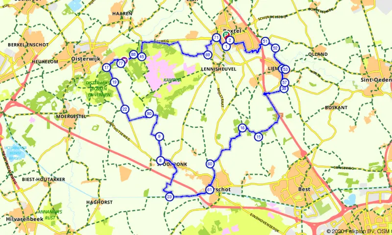 Route Noord-Brabant