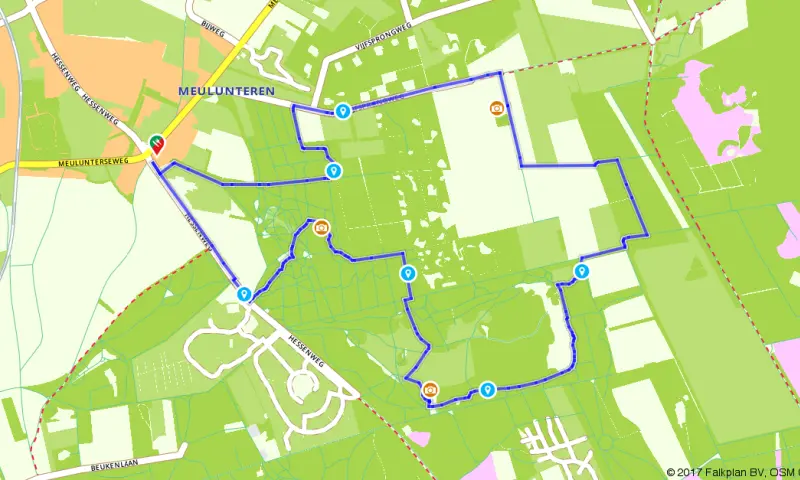 Route in Gelderland