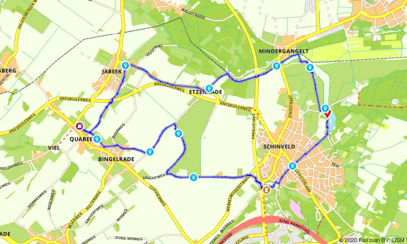 Route in Limburg