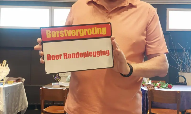 Beurs waar de spritule waarde ook met humor worden gebracht