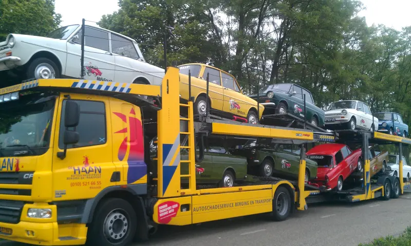 Vrachtwagen vol Dafjes