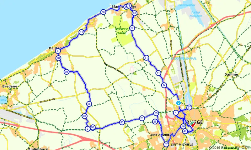 Route in het buitenland