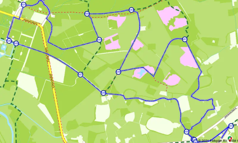 Route in Overijssel