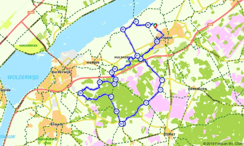 Leuvenumse Bos, Hulshorsterheide en Elspeetse Heide