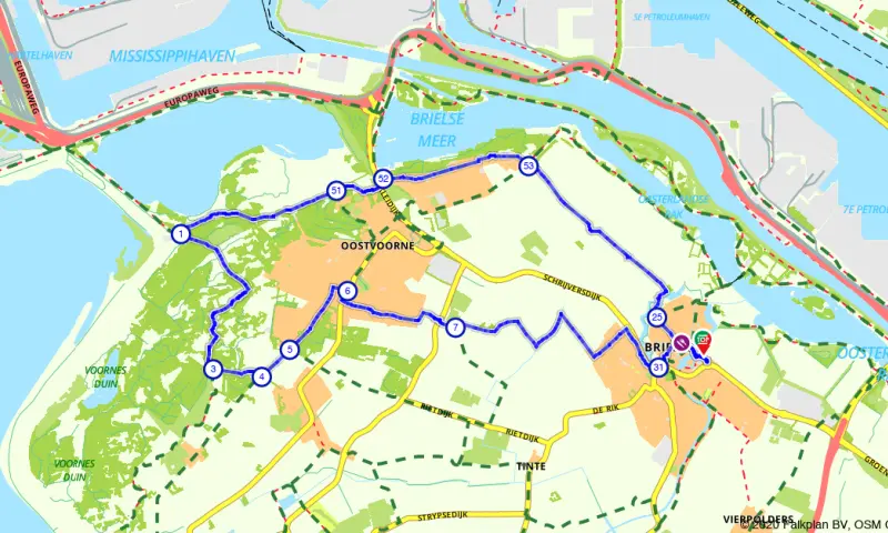 Route Zuid-Holland