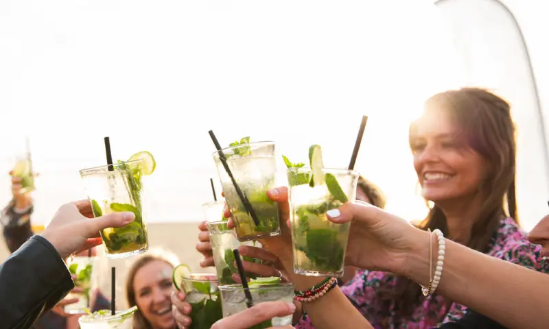 Groep bij Cocktail Shaken