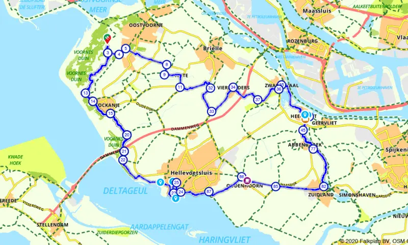 Route Zuid-Holland