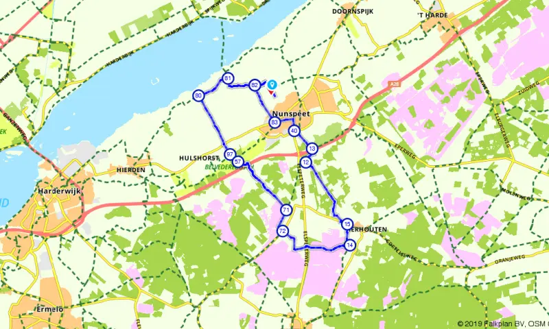 Route in Gelderland