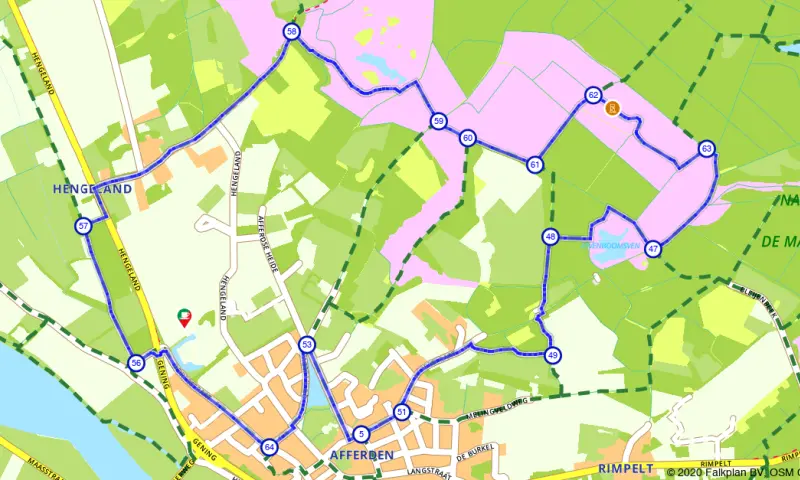 Route in Limburg